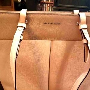 Michael Kors pocket tote Bedford pebble leather